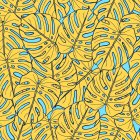 Detailed Gold and Yellow Abstract Pattern with Swirling Lines and Textured Shapes