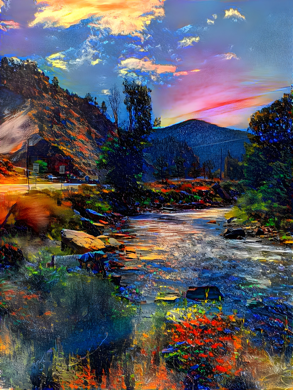 Stream of colors