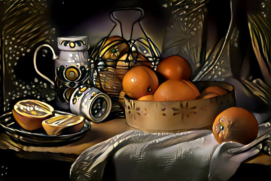 Still Life with Oranges