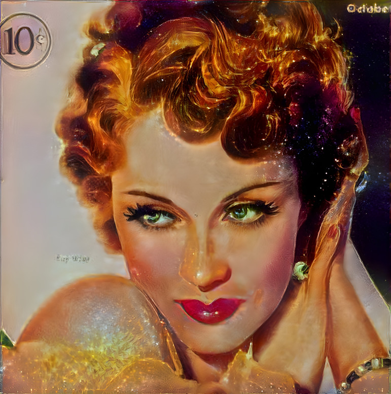 Fay Wray with Sparkles