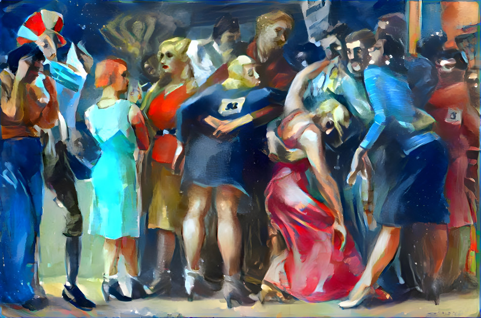 Dance Marathon by Reginald Marsh