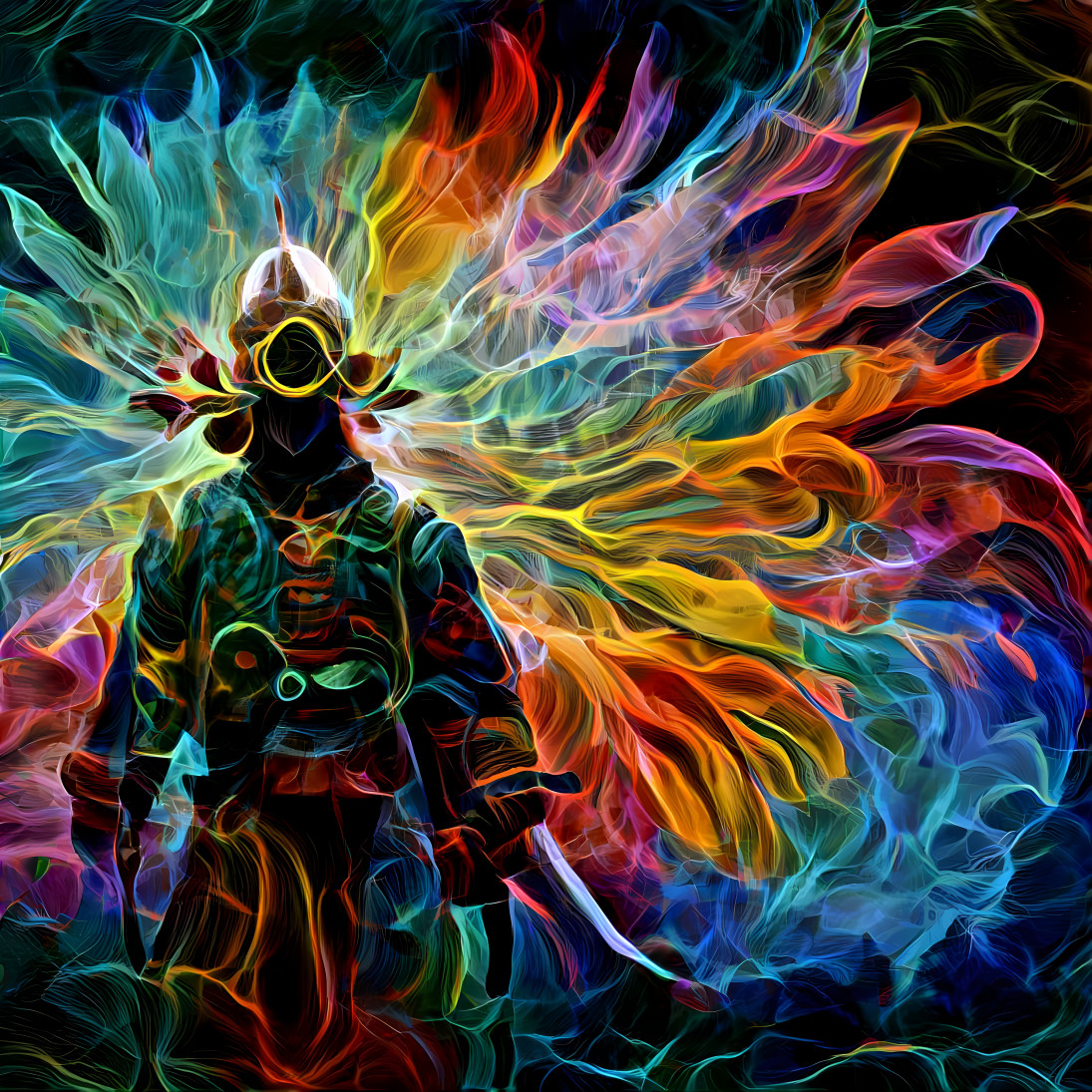 Psychedelic Warrior by Porter