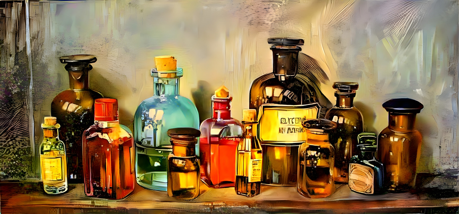 "My bottled collection"