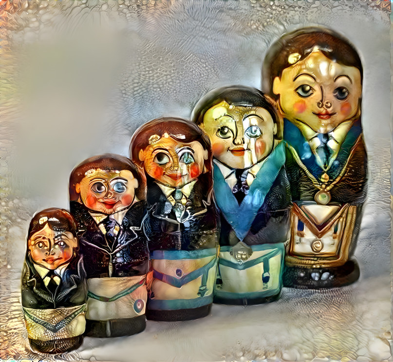 "My little masonic Matroschkas"