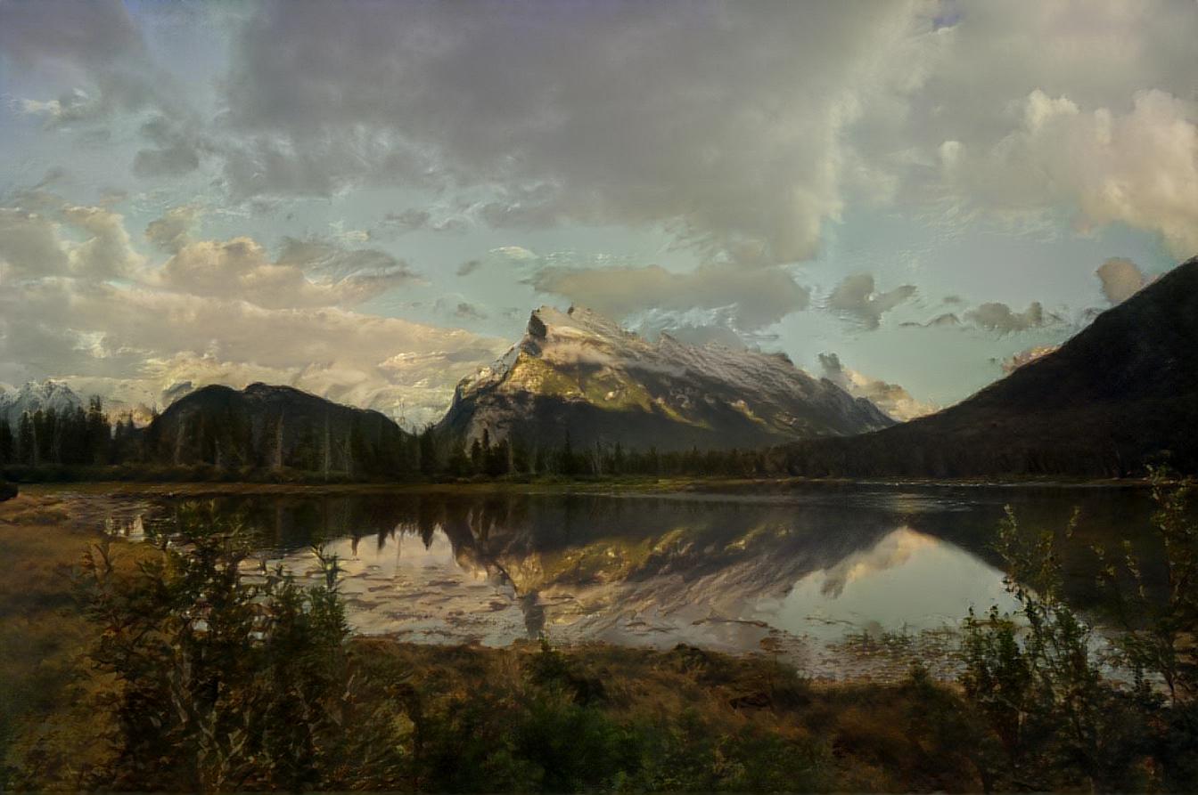 Mount Rundle Beyond Vermilion Lakes