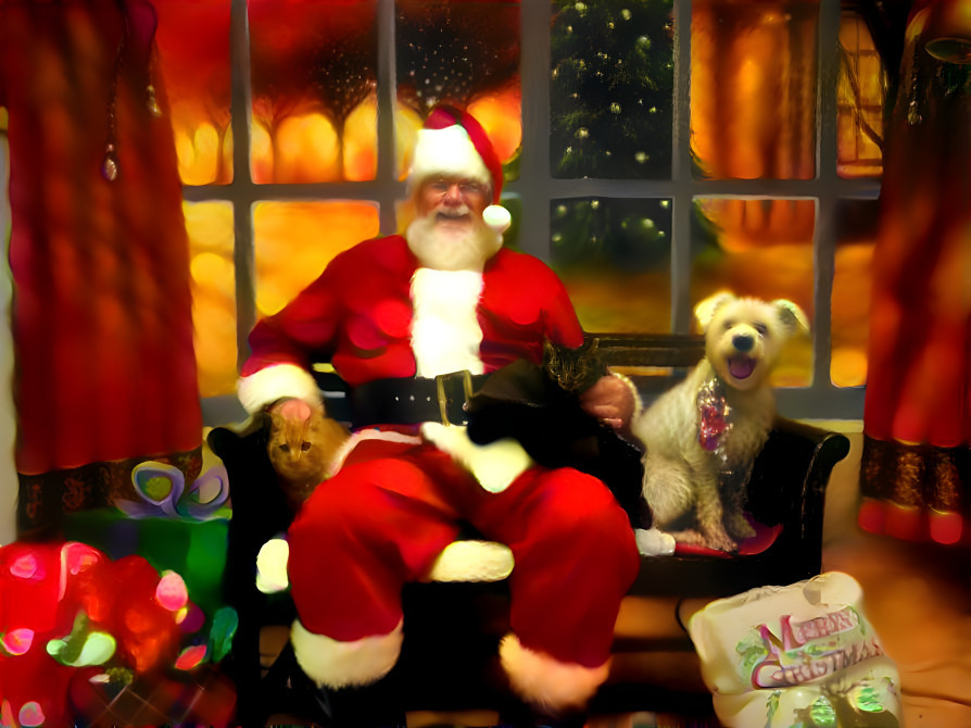 Santa And Friends 