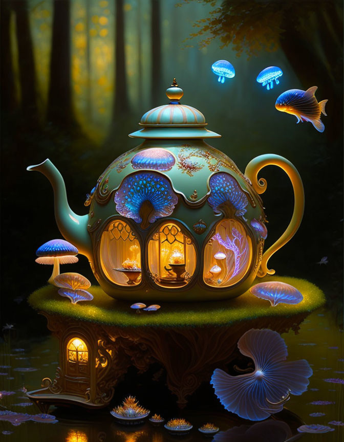 Sub-sea teapot house