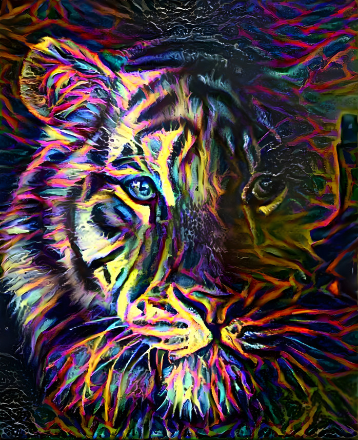 Tiger in color 