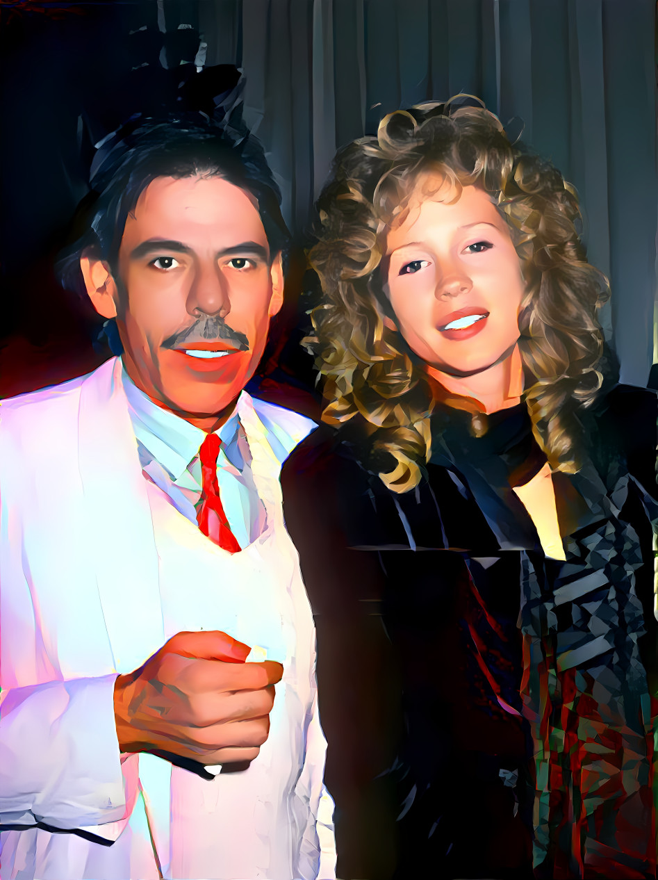 Peter Max and Rosie Vela