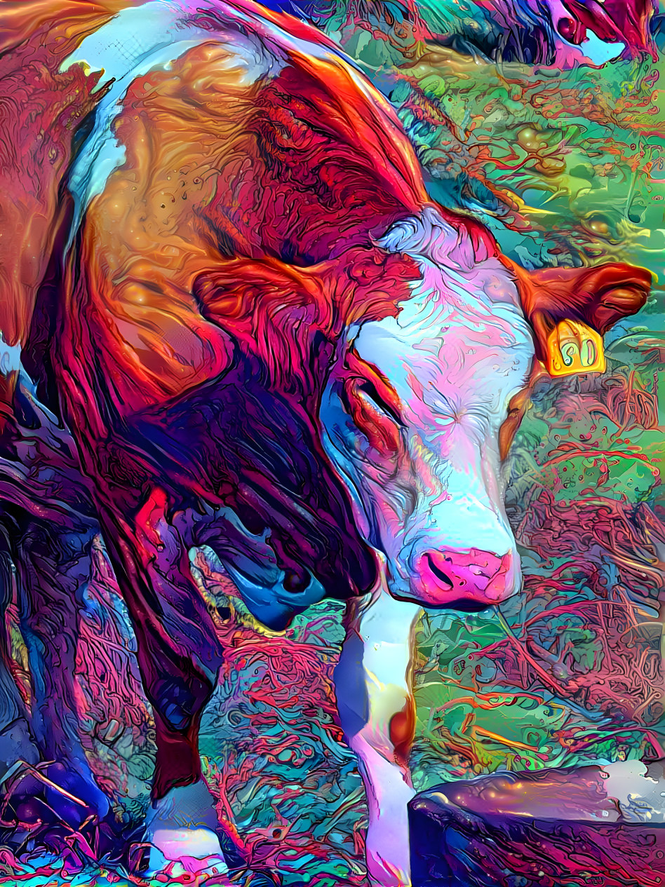 Cow at the Park 