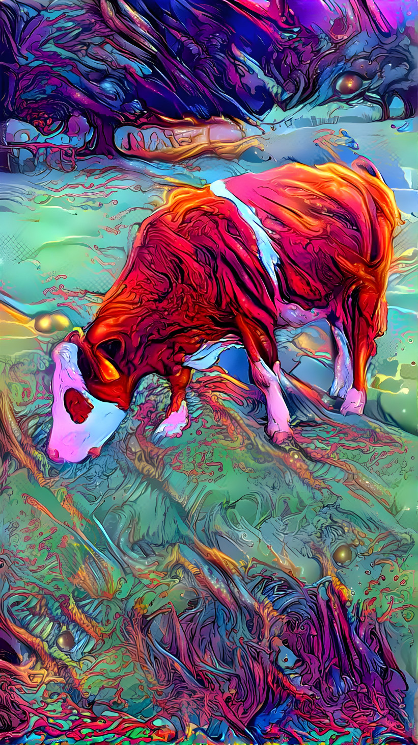 Cow at the Park 