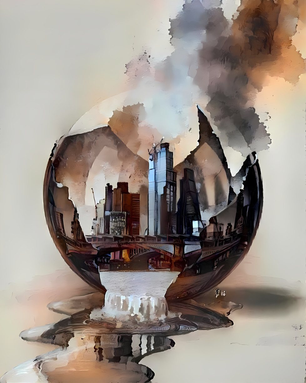 City in Glassbowl