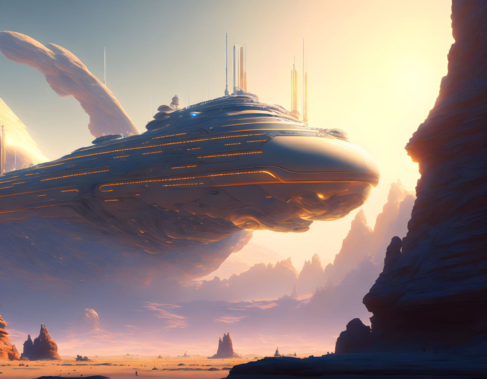 Alien Intergalactic Ship