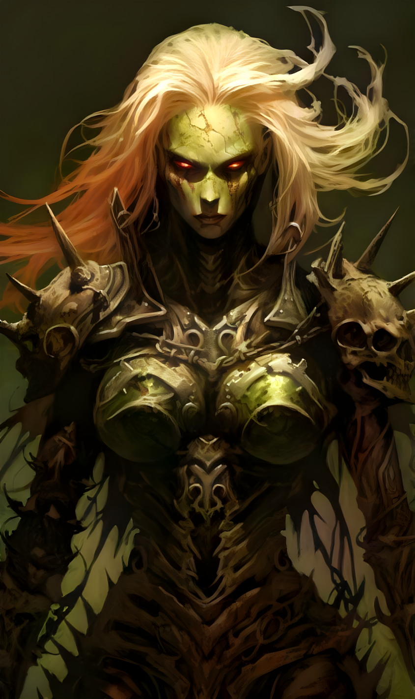 Corrupted Female Space Marine