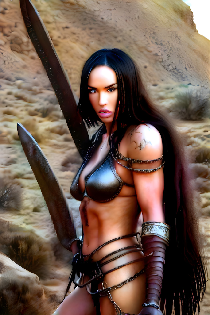 Female Chaos Warrior Megan Fox