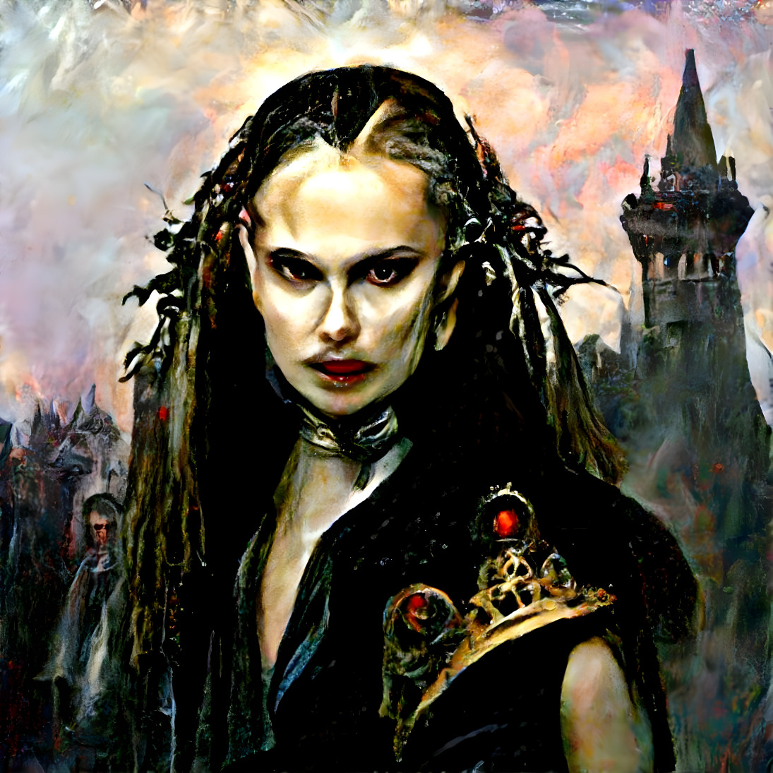 Painting of Natalie Portman