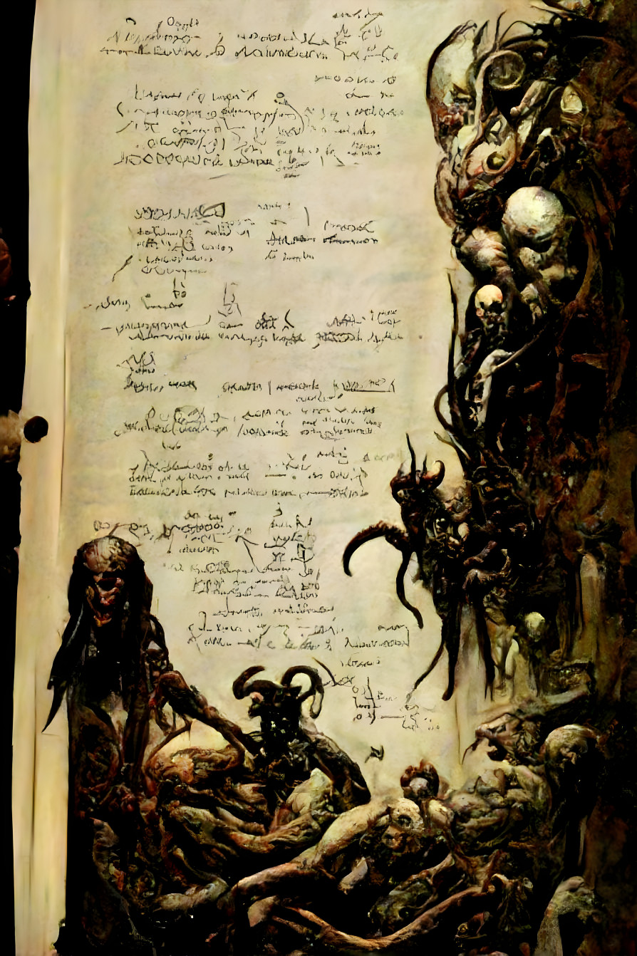 Page from the Book of Vile Darkness