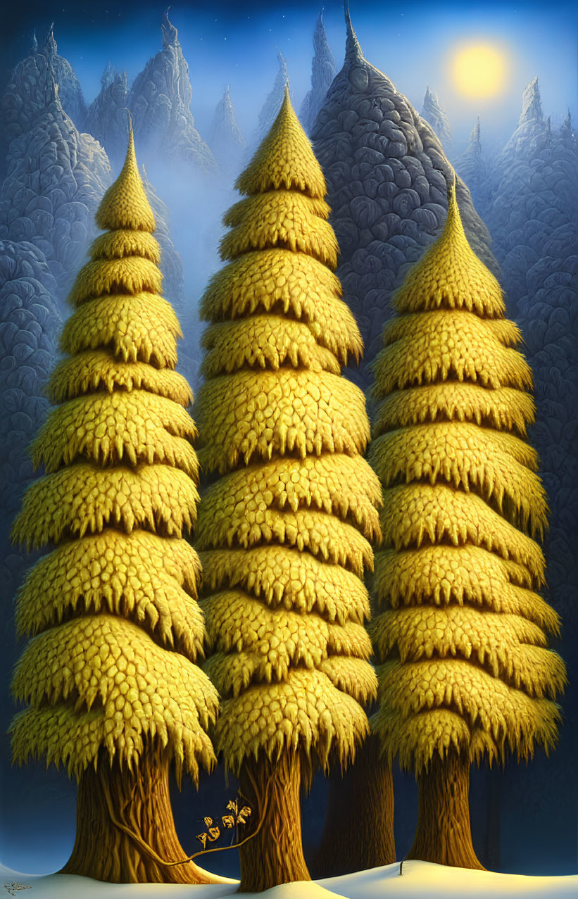 Mighty Golden Firs