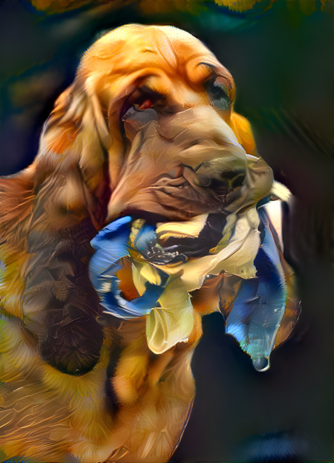 My bloodhound boy RUDI