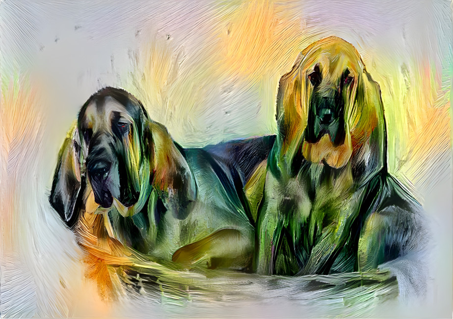 My bloodhounds: Vondracek & Mary