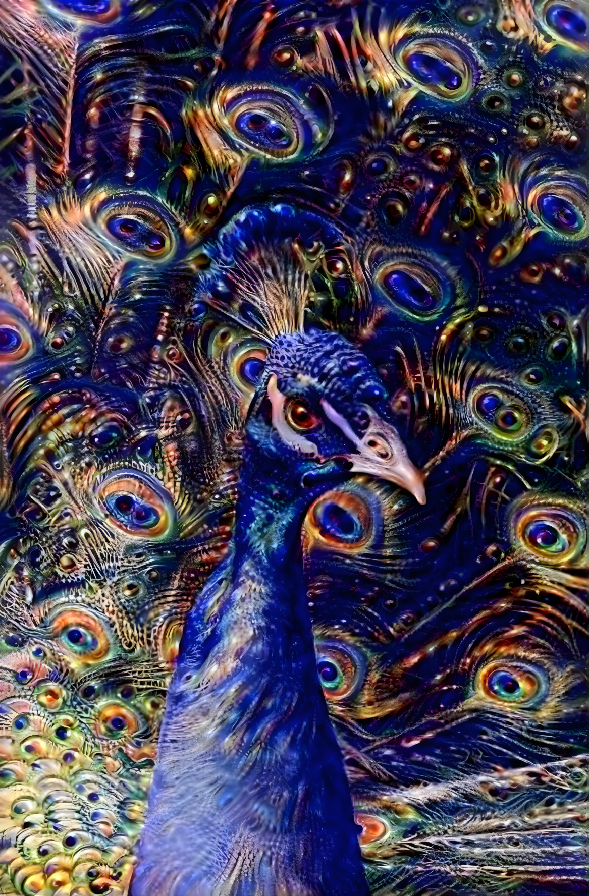 A Fractal Peacock Dream 