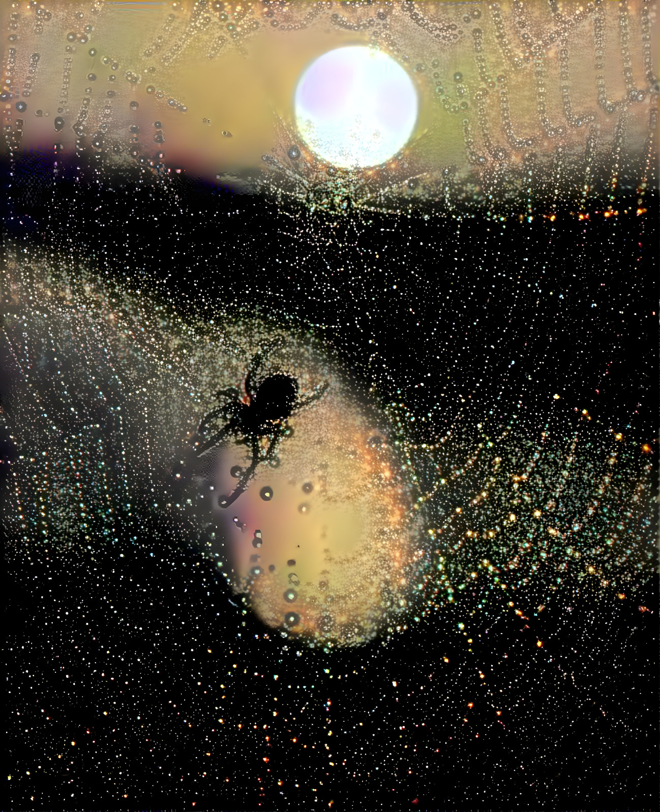 Spider Web and Midnight Rain