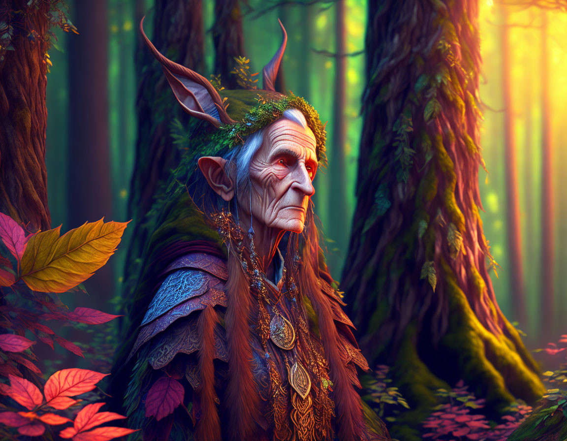 Elderly wood elf