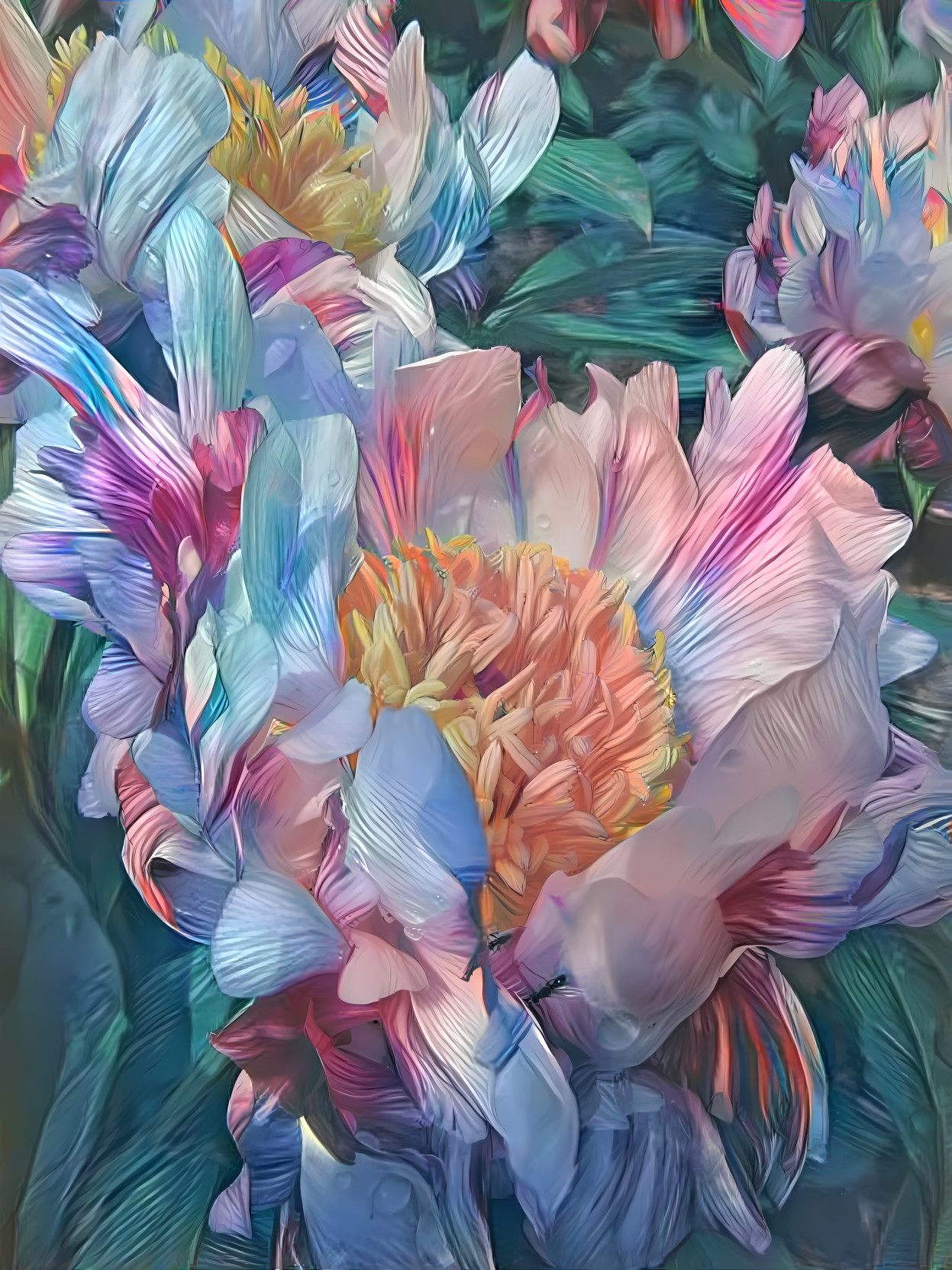 Colorful Peonies