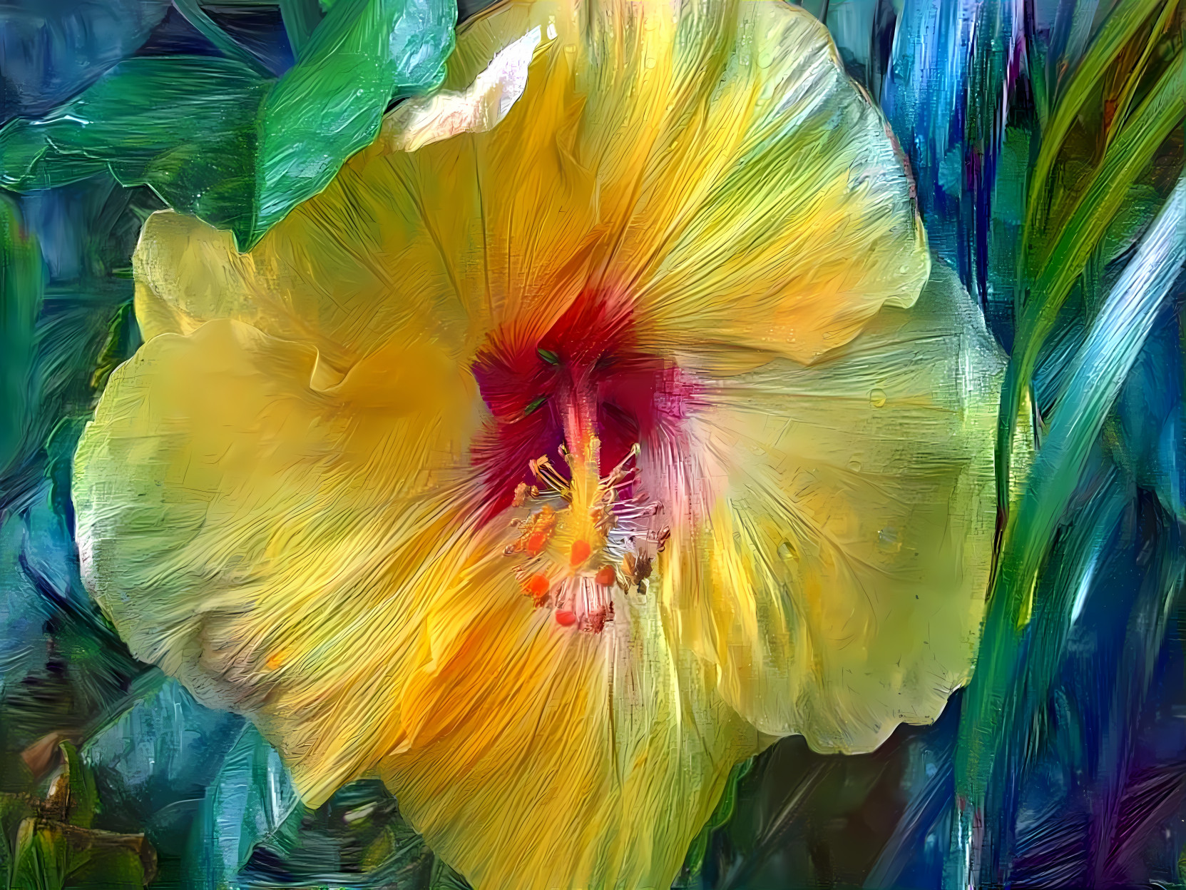 Tropical Hibiscus