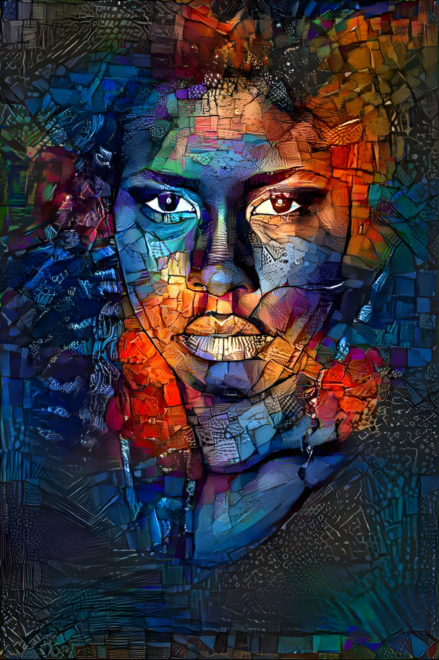 Woman on Mosaic