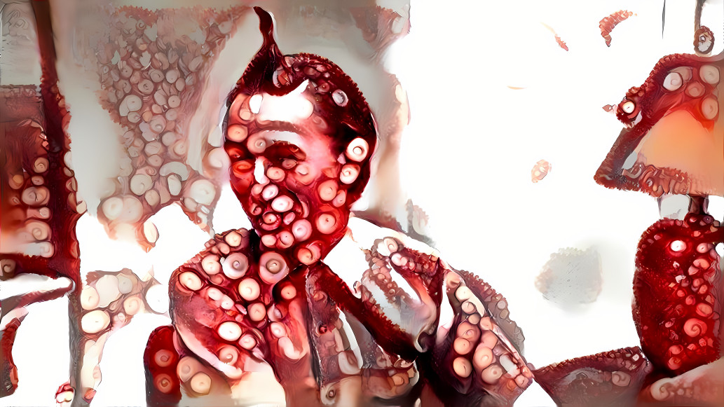 martin short, ed grimley, retextured w/ tentacles