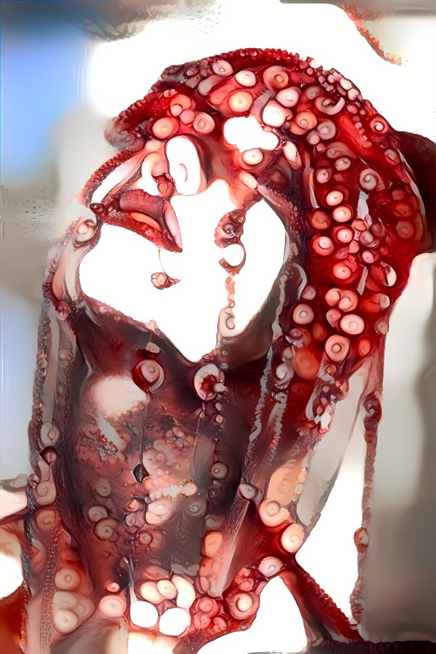 model, jewelry, showers, retextured, tentacles