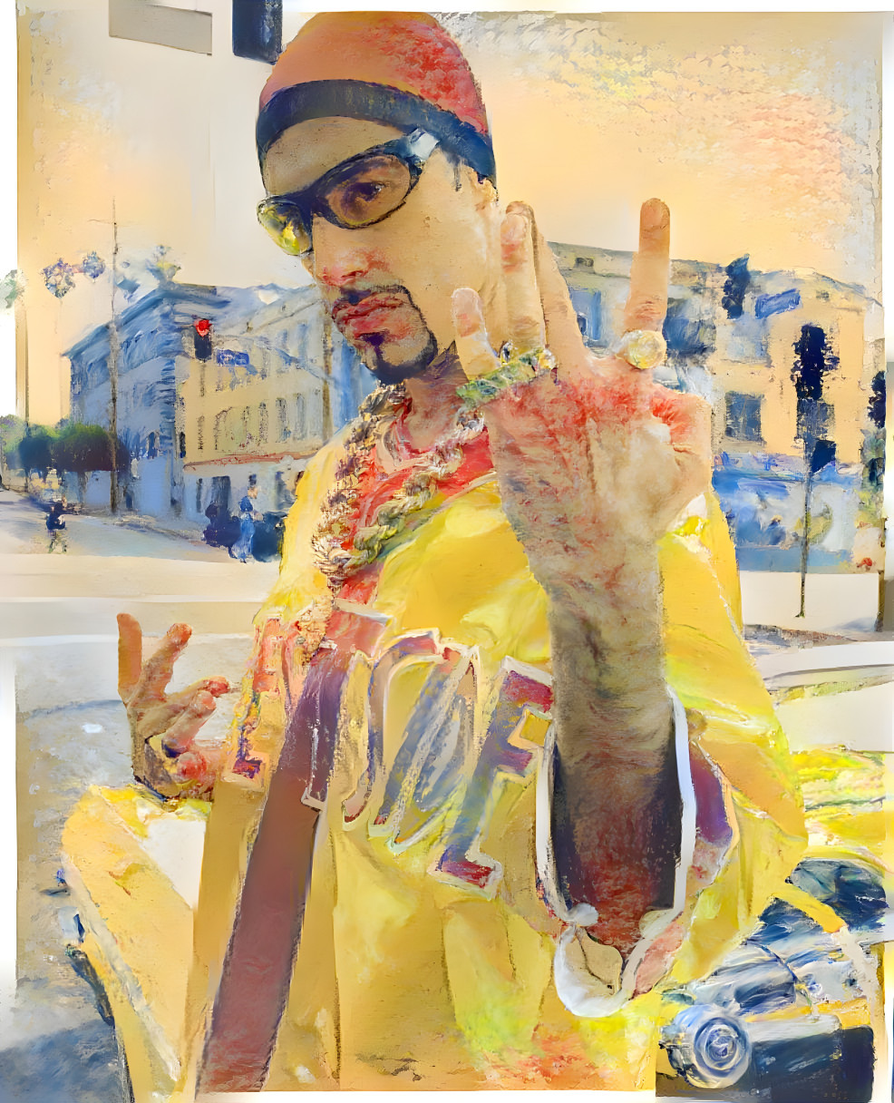 ali g, retexture, painting