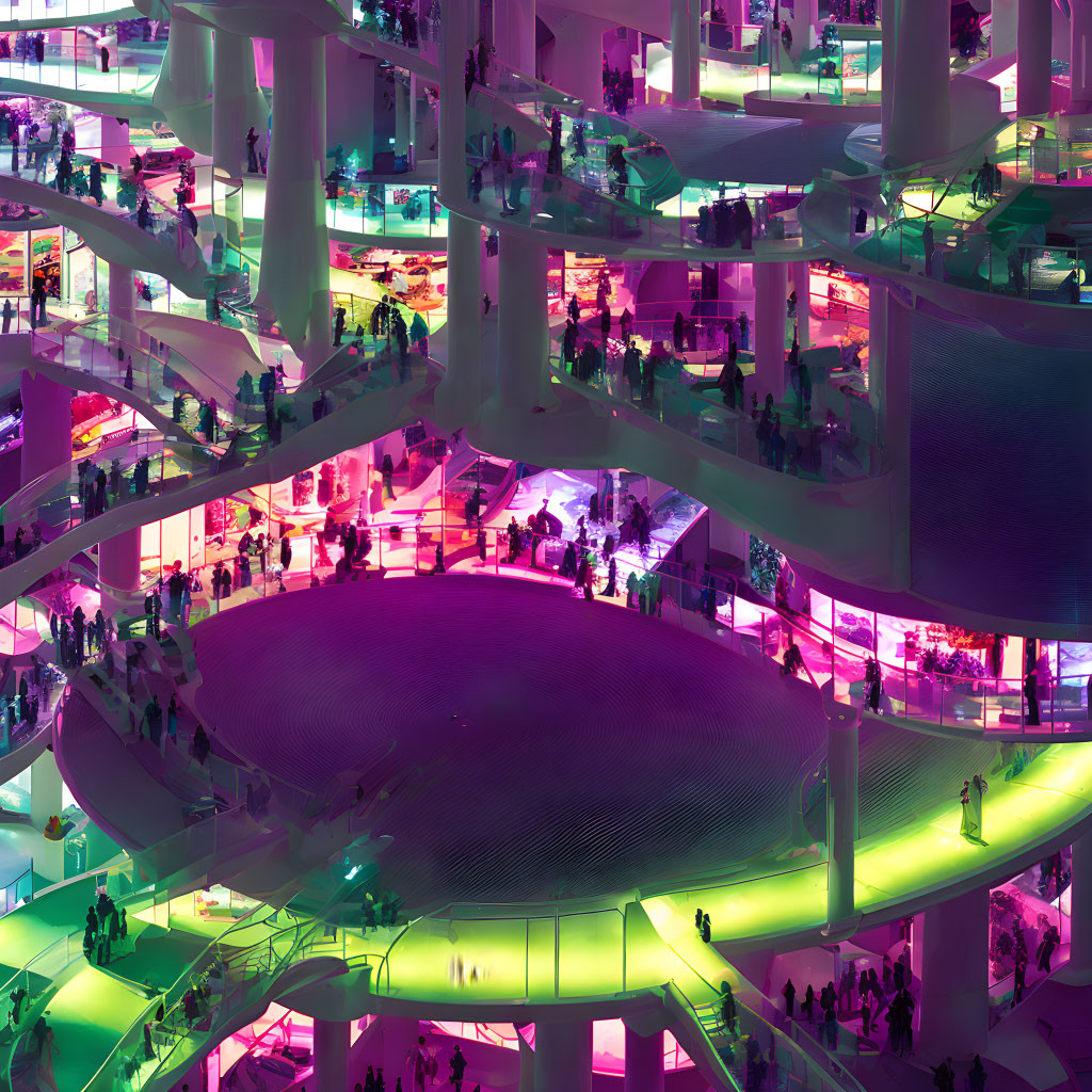 xtra-planetary multi-level alien shopping mall 19