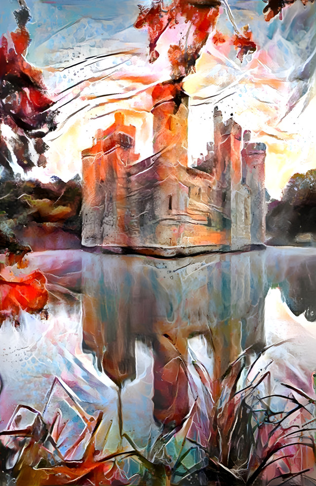 castle, painting