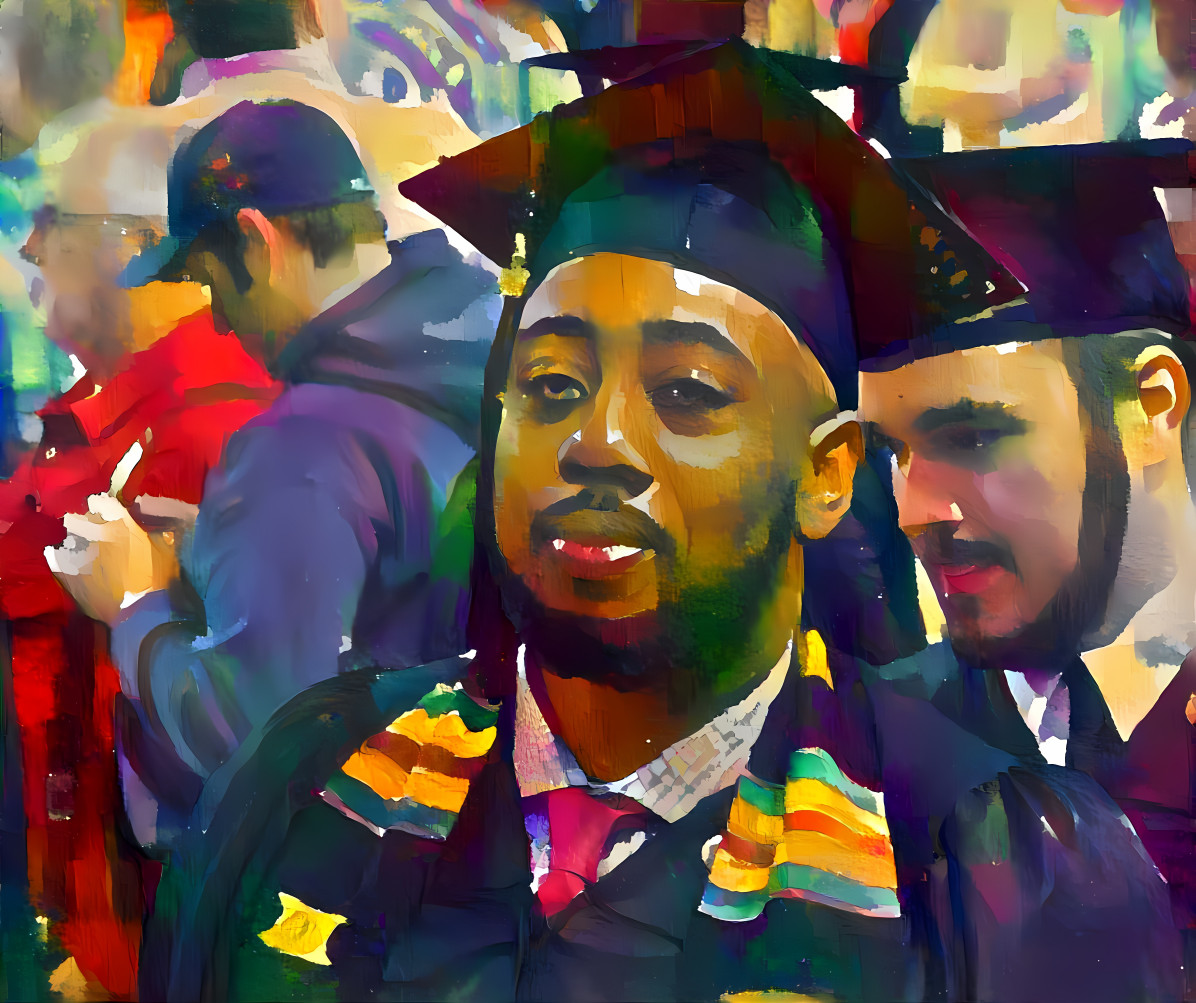 donovan lynch, graduation, painting