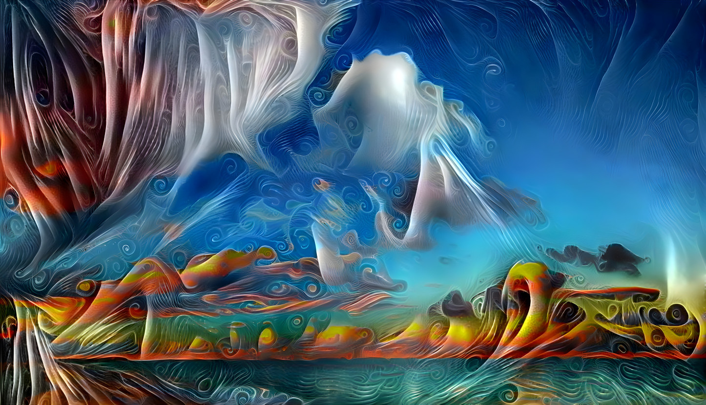 psychadelic sea scape