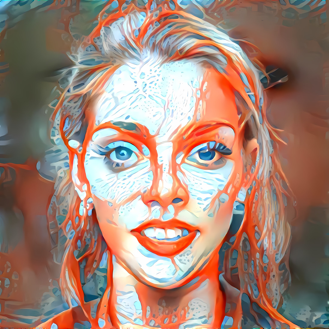 ai, model, white, orange, blue, organic