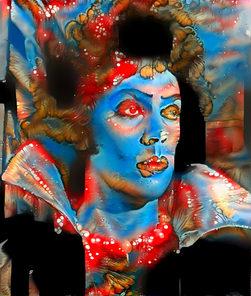 Dr. Frank-N-Furter, Tim Curry, blue, red