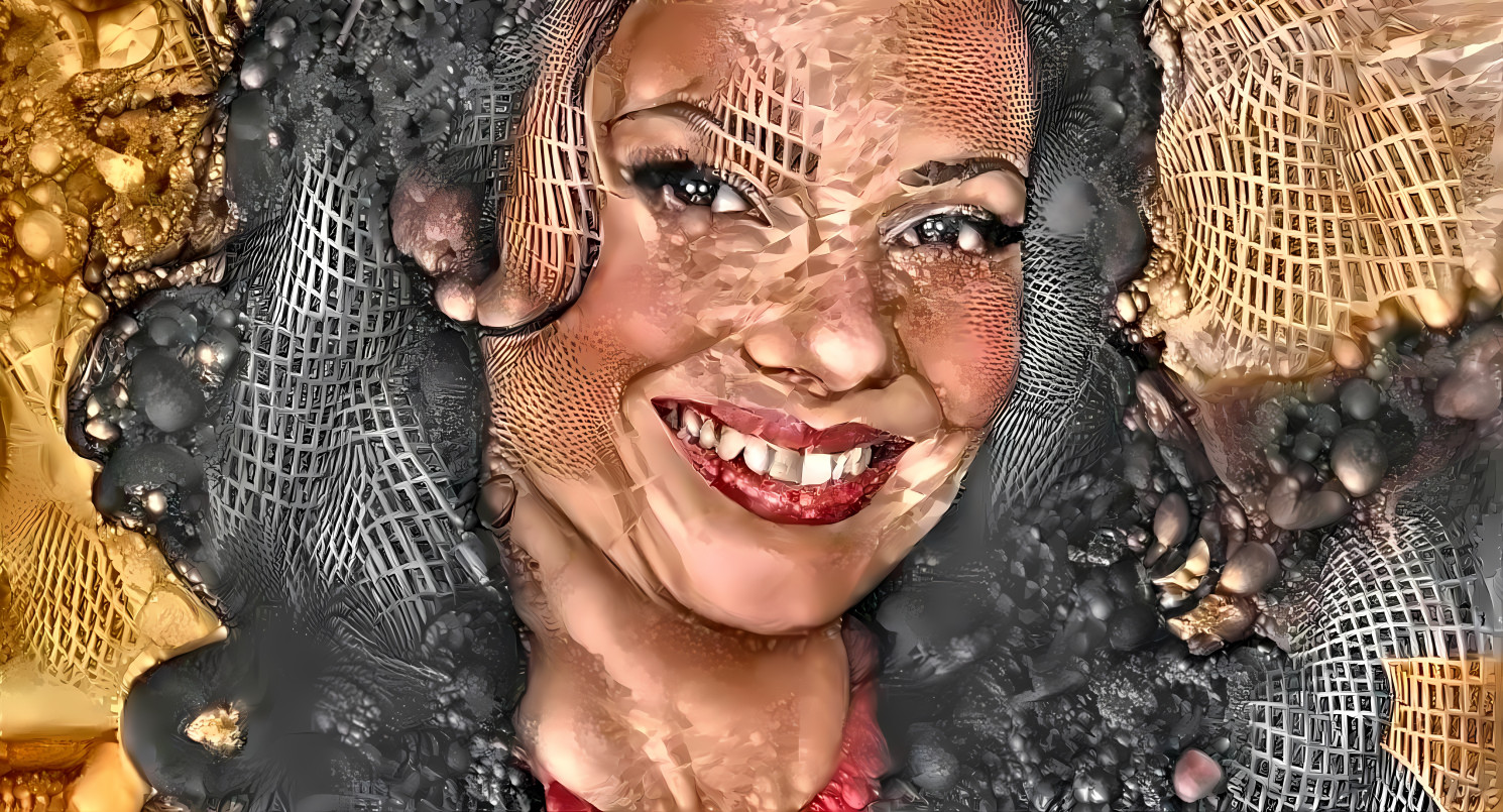 fran drescher, retextured