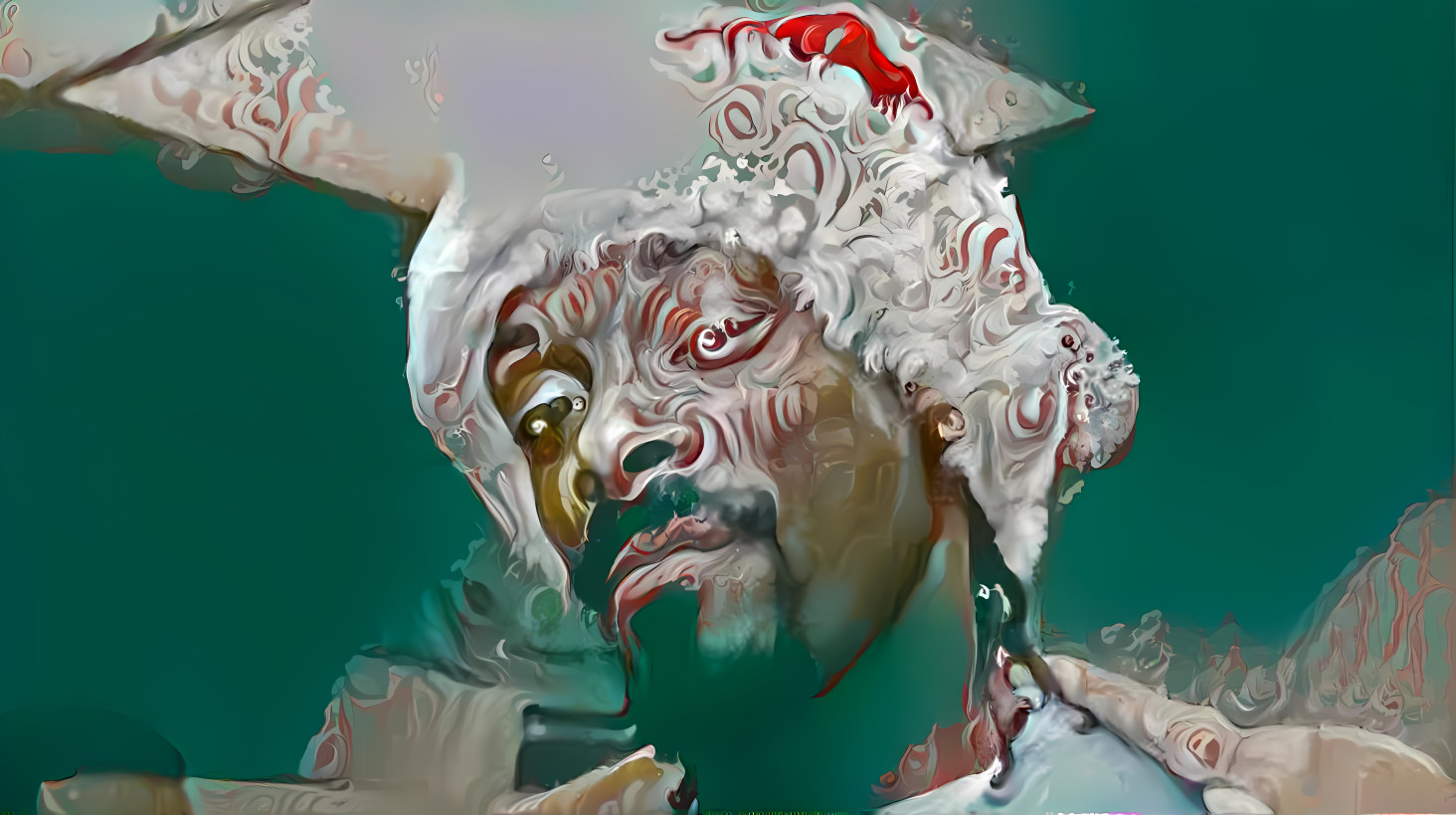 snoop dog in christmas hat - retexture