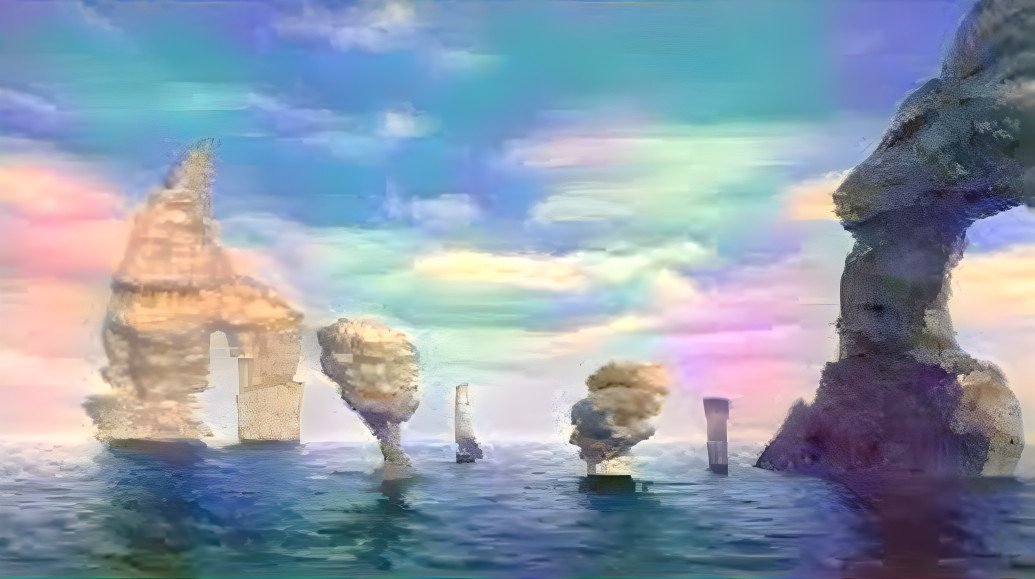 sea stacks