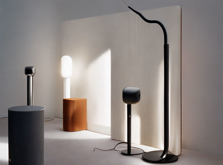 Designer Floor Lamps Illuminate Modern Interior