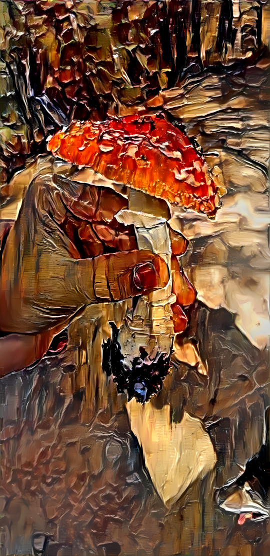 Painted Aminita Muscaria 