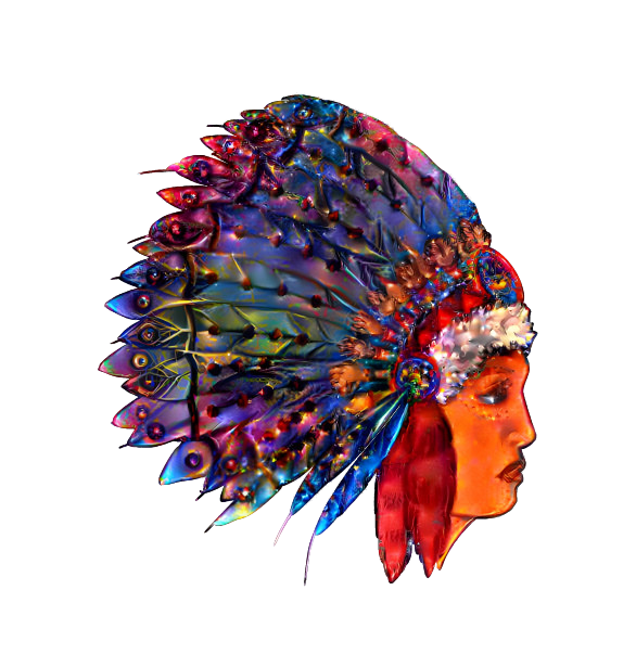 Colored Head Dress 