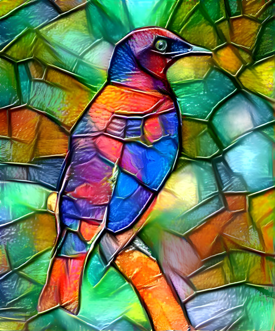 Stained Glass Bird