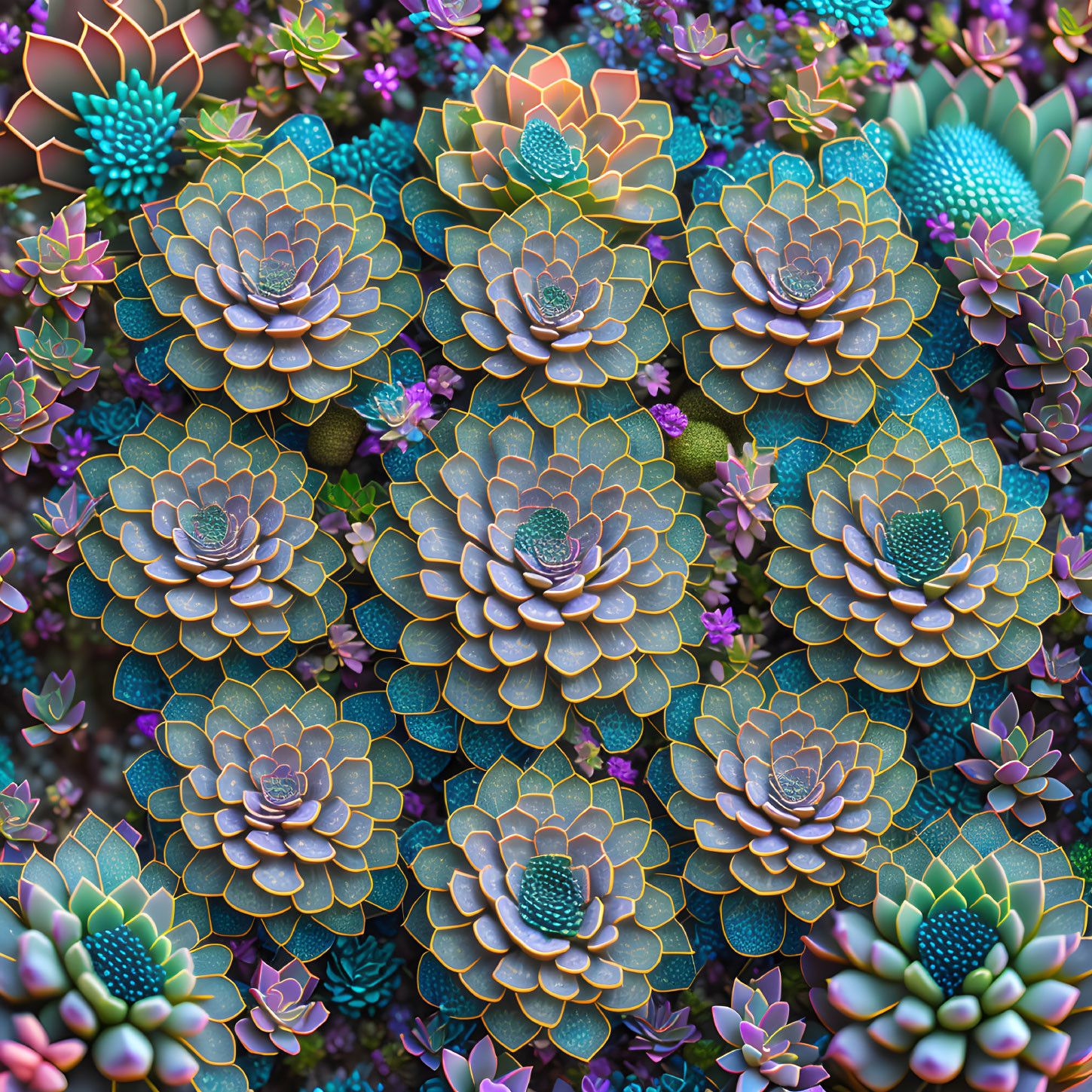 Colorful Succulent Plants: Shapes, Patterns, and Hues