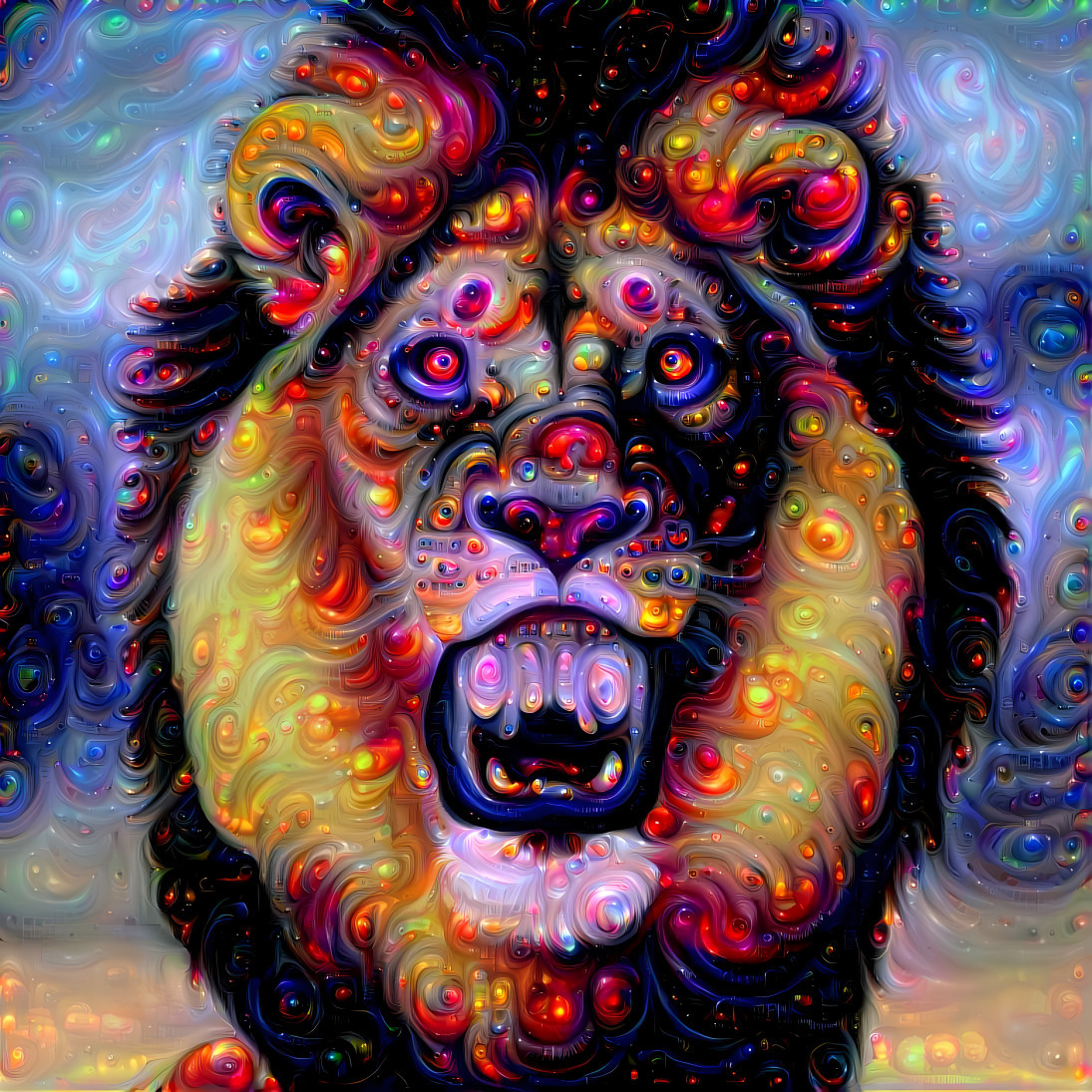 Lion's mighty roar