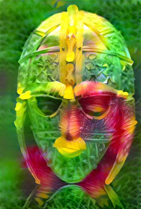 floral mask