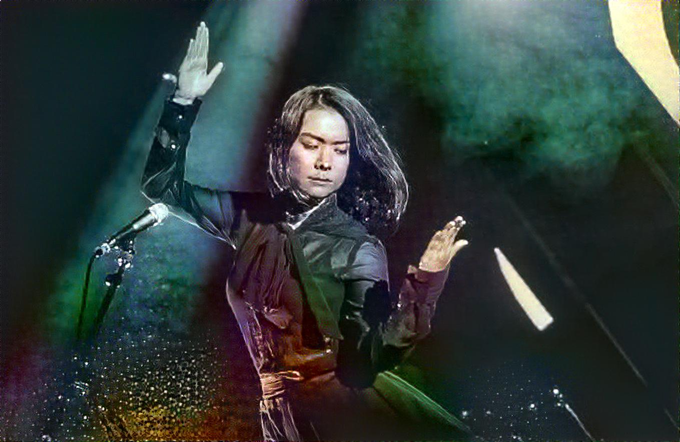 Mitski performing her Deep Dreams